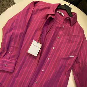 Women’s Brand New Alexander Wang Boyfriend shirt in Cotton Oxford